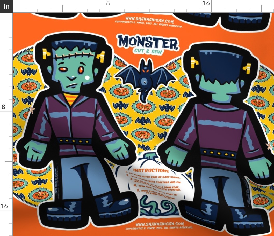 Halloween Hoopla - Monster - Cut & Sew