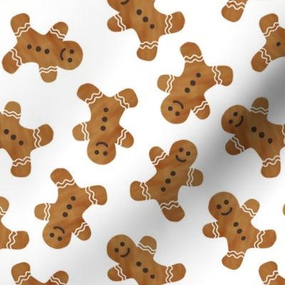 gingerbread man cookie toss - white