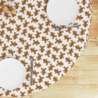 gingerbread man cookie toss - white