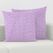 Lilac Crazy Chevron Herringbone Hand Drawn Geometric Pattern GingerLous