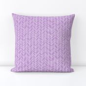 Lilac Crazy Chevron Herringbone Hand Drawn Geometric Pattern GingerLous