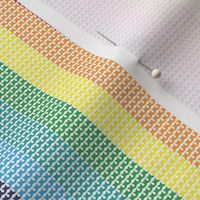 Cross Stitch Stripes rainbow