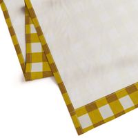 gingham mustard