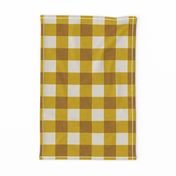 gingham mustard