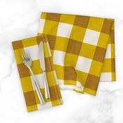 gingham mustard