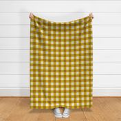 gingham mustard