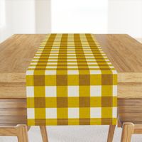 gingham mustard