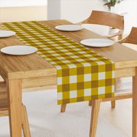 gingham mustard