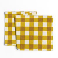 gingham mustard