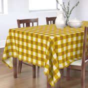 gingham mustard