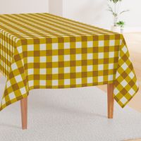 gingham mustard