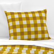 gingham mustard