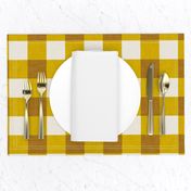 gingham mustard