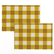 gingham mustard