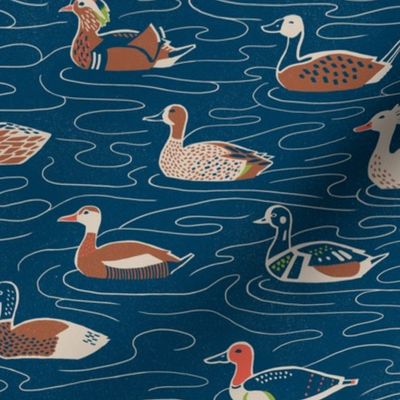 Duck, Duck… Duck Fabric | Spoonflower