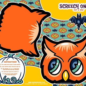 Halloween Hoopla - Owl - Cut & Sew