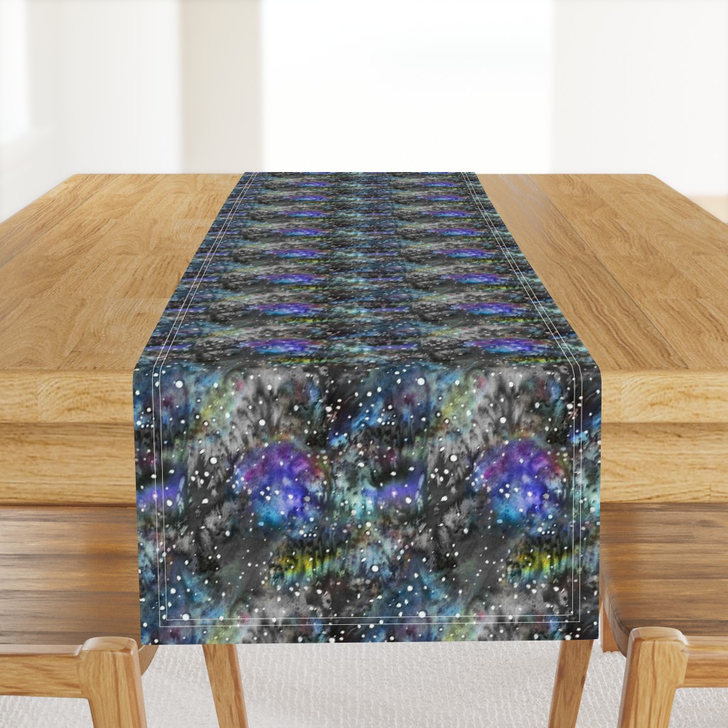 Technicolor Watercolor Galaxy Backdrop