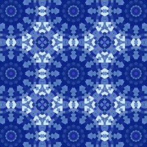 Blueberry Blue Kaleidoscope