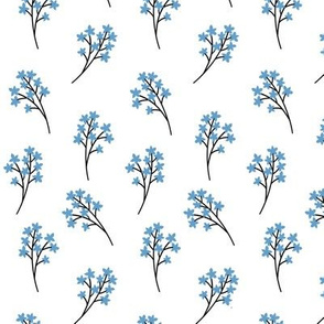 Wedgewood Blue Flower Buds