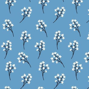 Flower Buds (wedgewood blue)