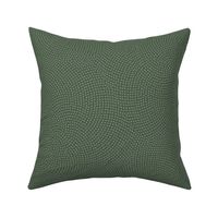 Fibonacci-flower polkadots - slate on olive