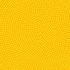 Fibonacci-flower polkadots - dotgold