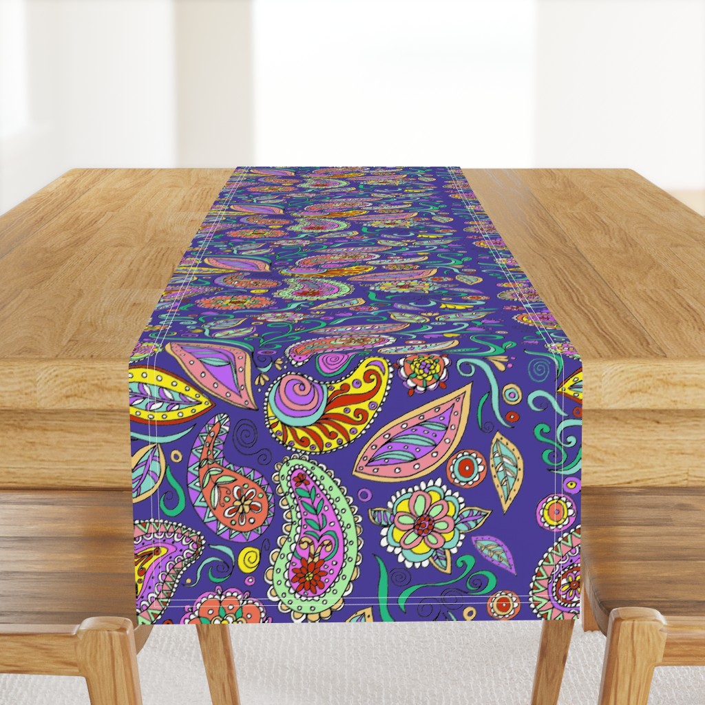 Large playful Paisley