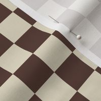 Checkerboard Dark Chocolate Cream