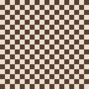 Checkerboard Dark Chocolate Cream