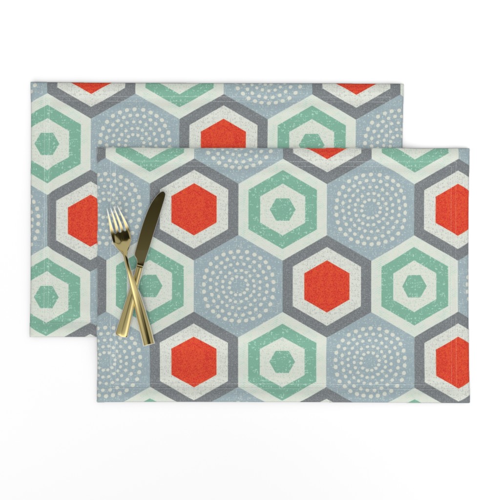 hexagon 7-mid century modern