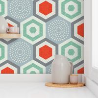 hexagon 7-mid century modern