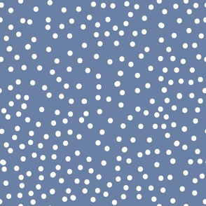 Random Spots Denim Blue