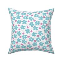 Ditsy Floral Teal