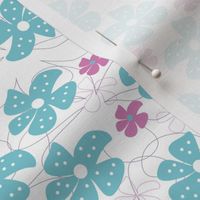 Ditsy Floral Teal