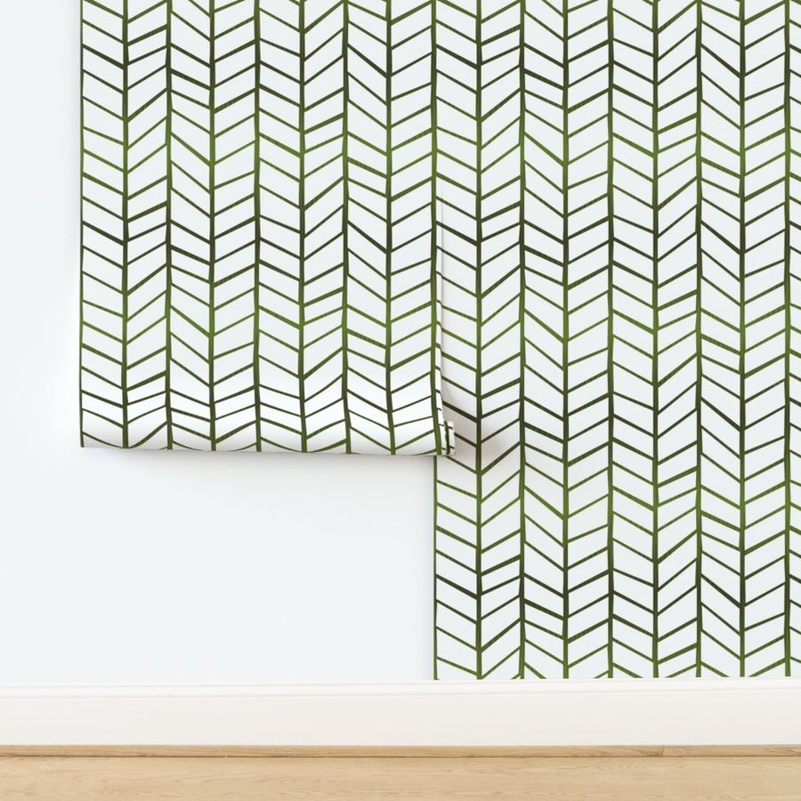 Feather Panel Forest Green