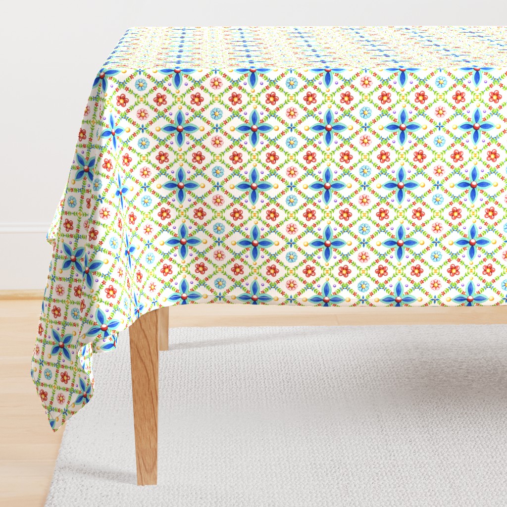 Boho Millefiori Lattice