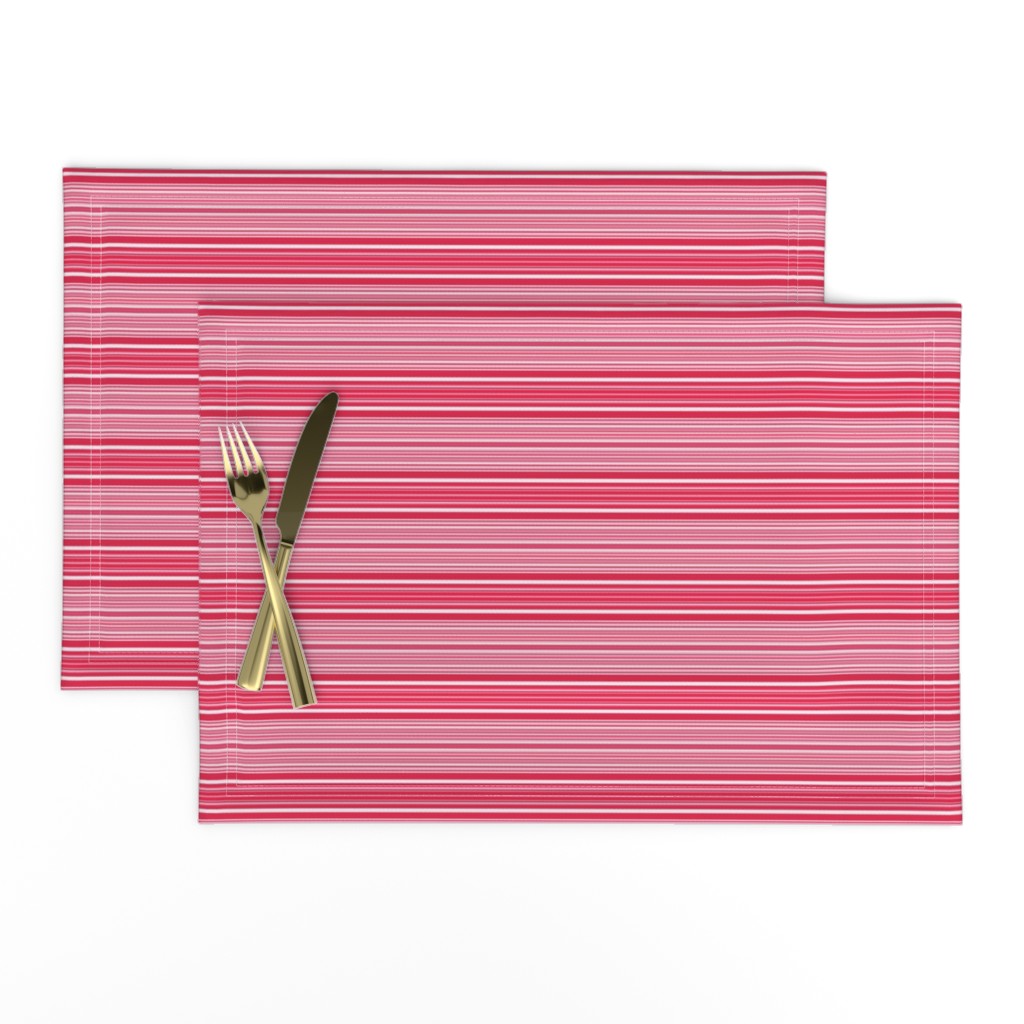 Red, Pink, and White Horizontal Stripes