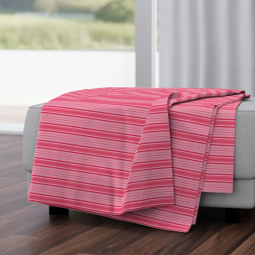 Red, Pink, and White Horizontal Stripes