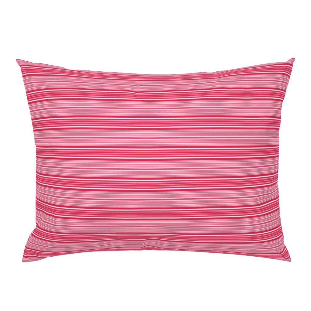 Red, Pink, and White Horizontal Stripes