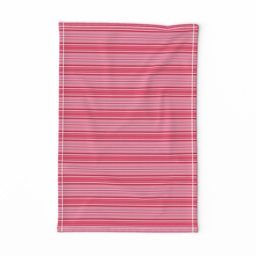 Red, Pink, and White Horizontal Stripes