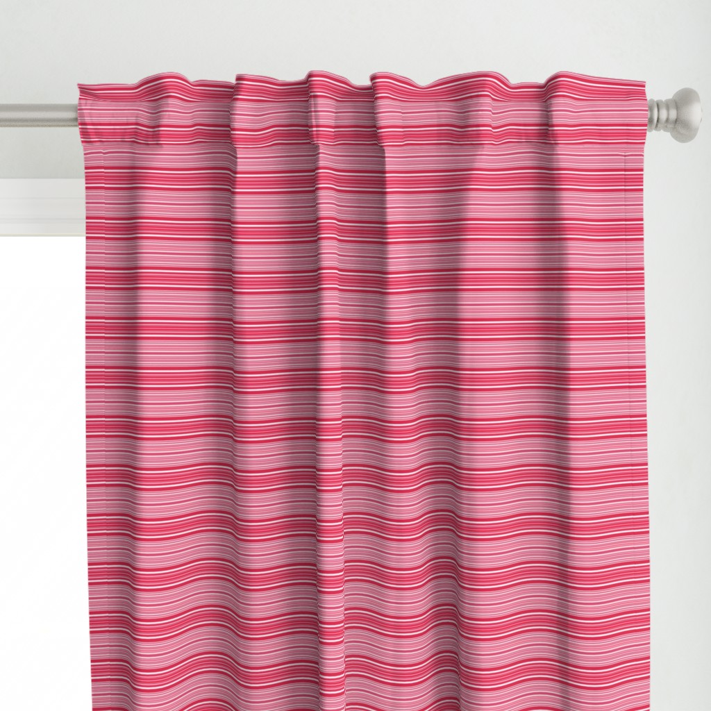 Red, Pink, and White Horizontal Stripes