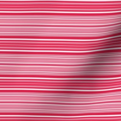 Red, Pink, and White Horizontal Stripes