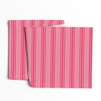 Red, Pink, and White Horizontal Stripes