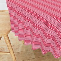 Red, Pink, and White Horizontal Stripes