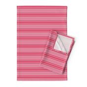 Red, Pink, and White Horizontal Stripes