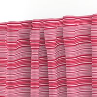 Red, Pink, and White Horizontal Stripes