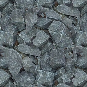 large dark rocks