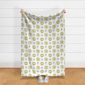 Cute Lion Yellow jungle pattern safari friends