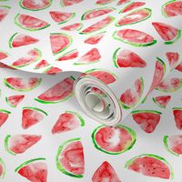 Watermelons in watercolor