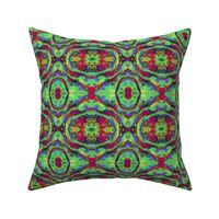 6" bohemian CARAVAN mandala 4 RAINBOW bright multicolor PSMGE